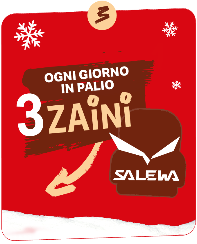 Step 3: Prova a vincere ogni giorno 3 zaini Salewa